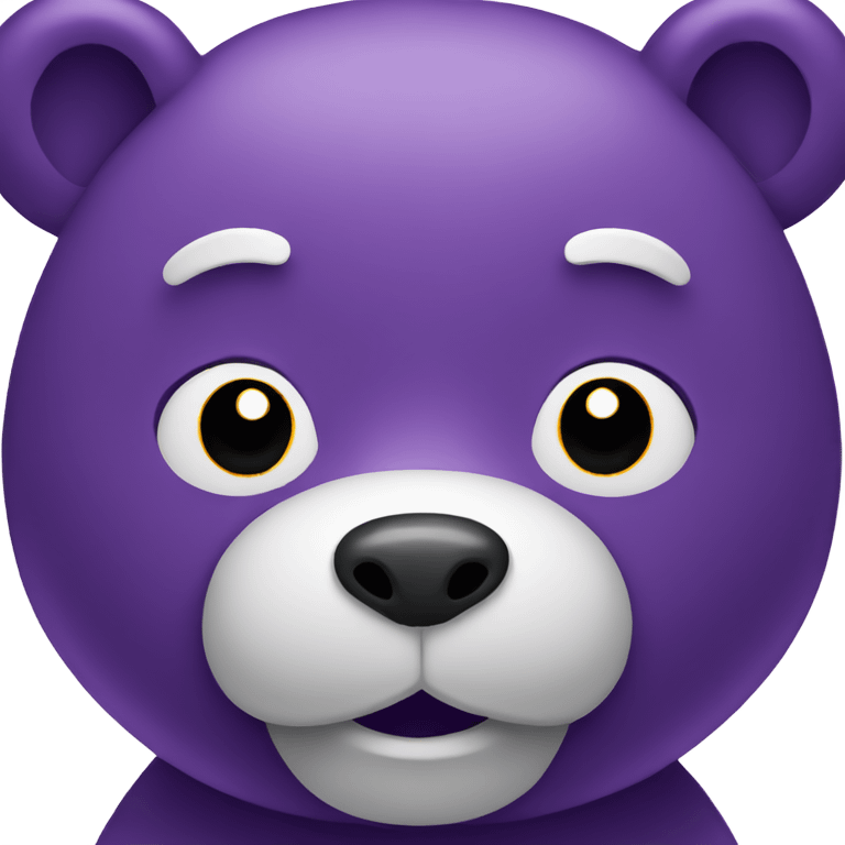 Purple Bear emoji