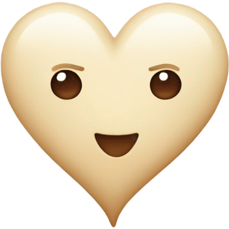 Heart vanilla emoji