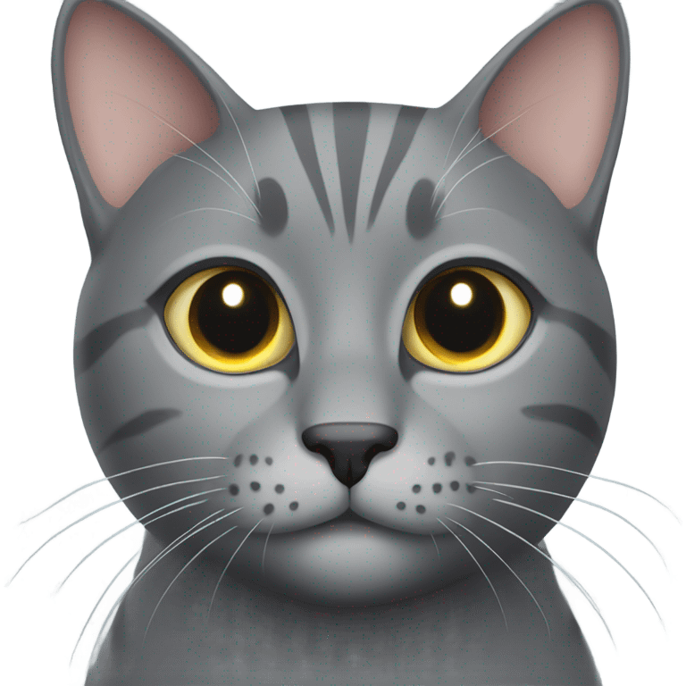 plain grey cat emoji