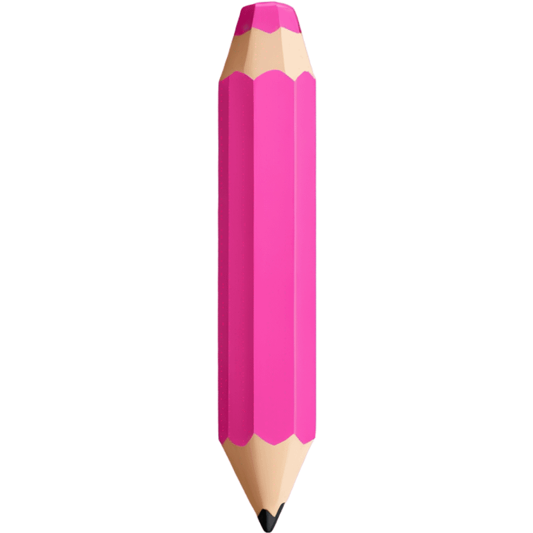 Pink pencil  emoji