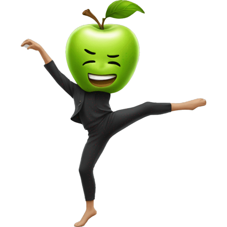 dancing apple emoji