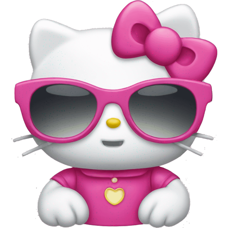 hello kitty sunglasses  emoji