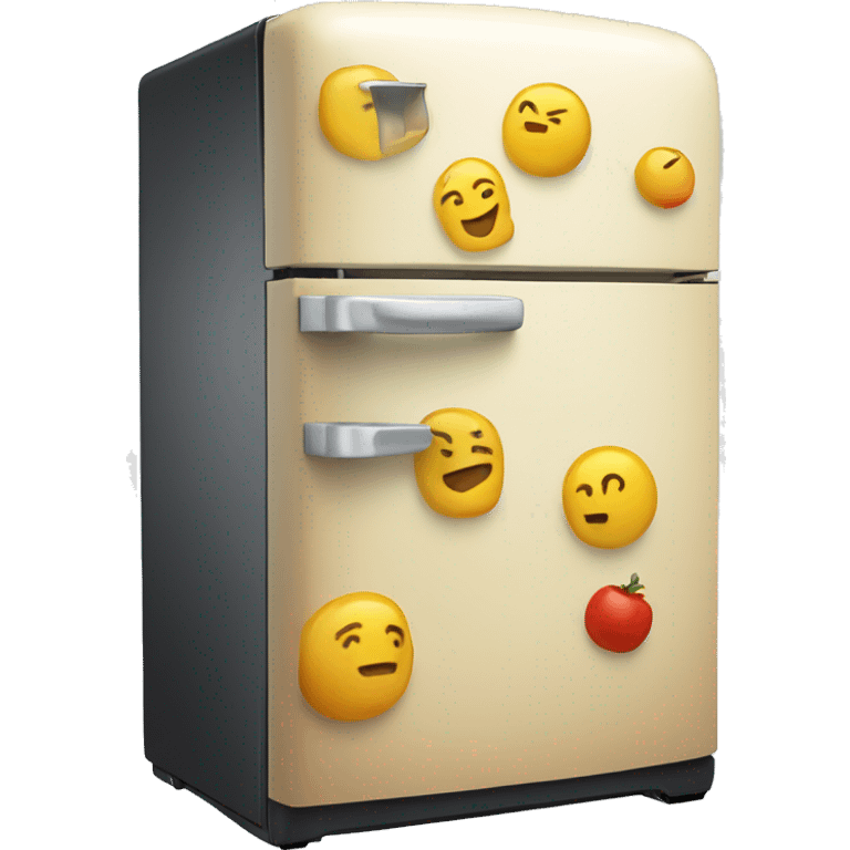 fridge, microsoft style, 3d emoji