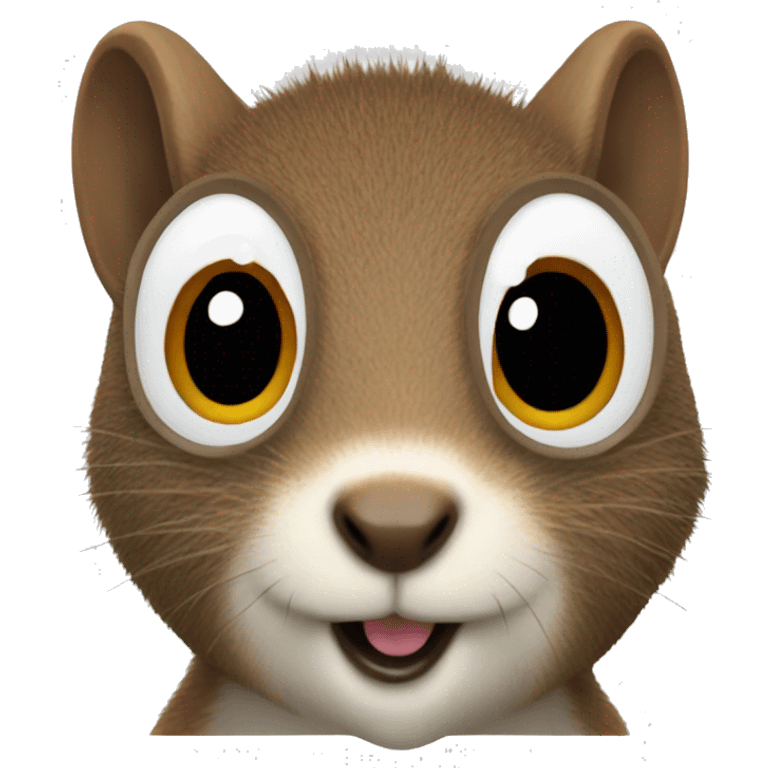 eyelash squirrel emoji