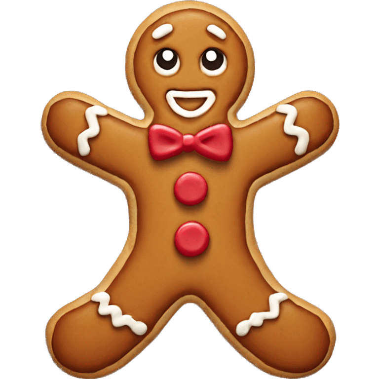 Gingerbread man cookie  emoji