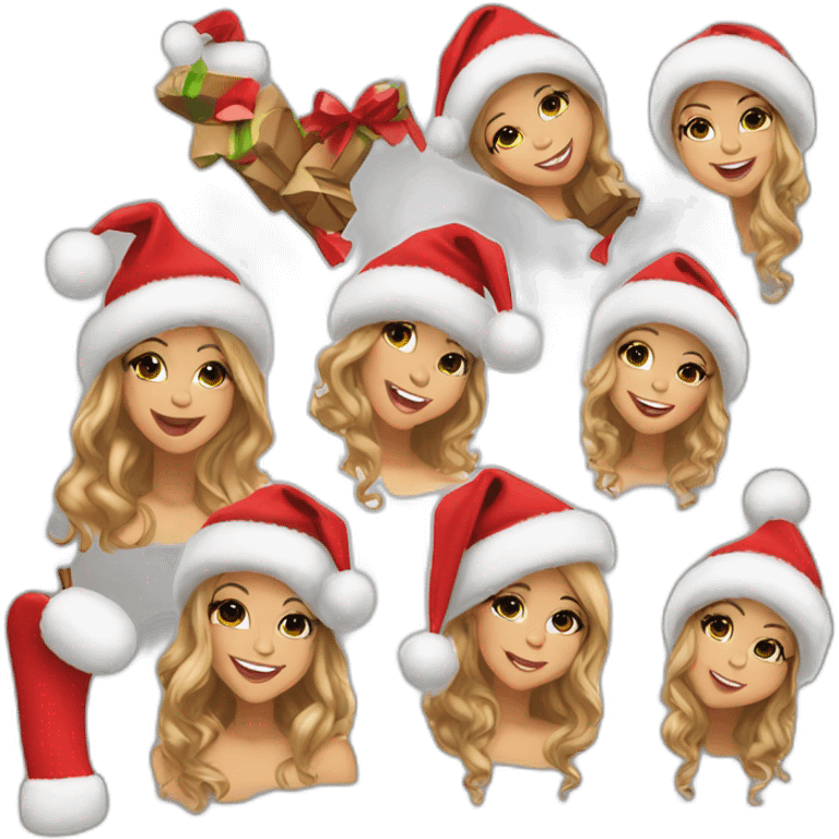 mariah carey christmas emoji