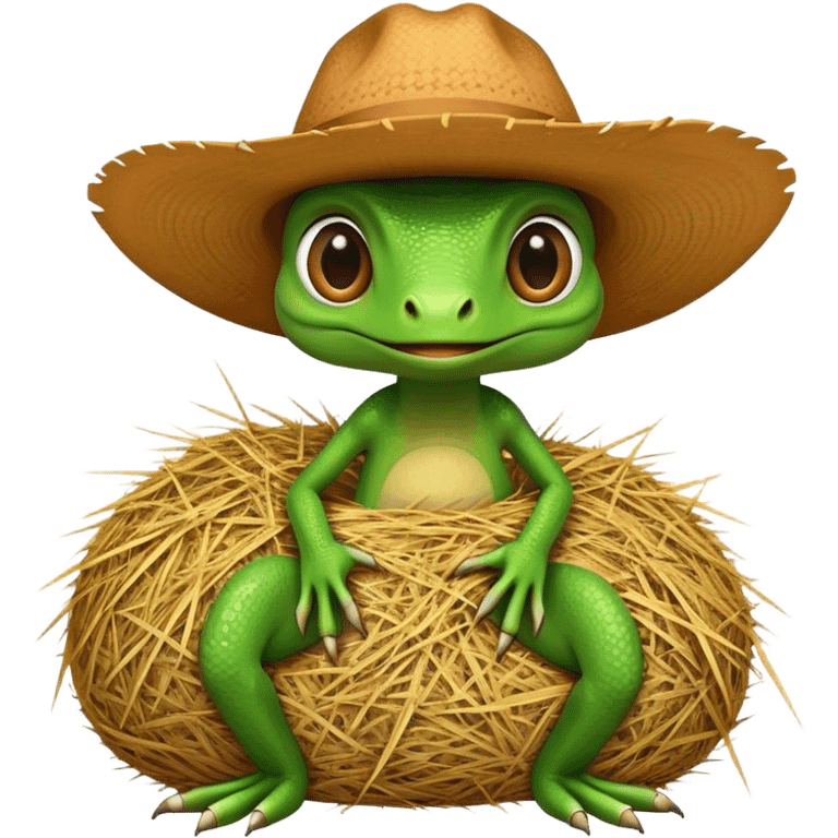 Rango with hay emoji