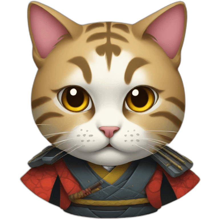 SAMURAI CAT emoji