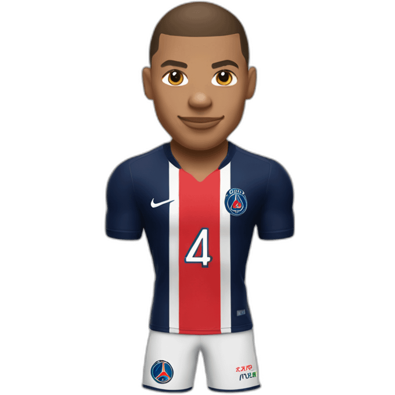 kylian mbappe, psg, buff, world cup, soccer emoji