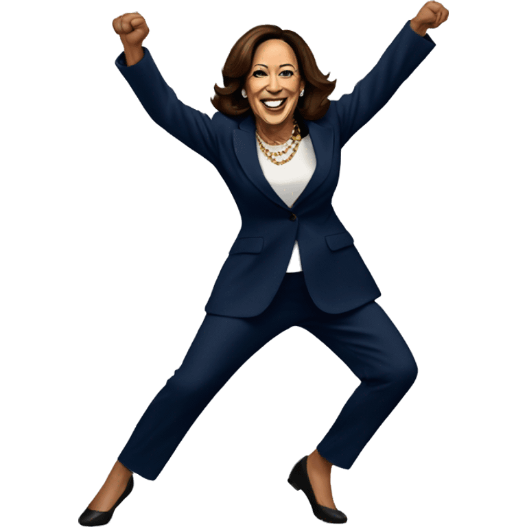 Kamala Harris dancing emoji