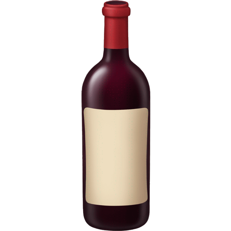 bottle of red wine emoji