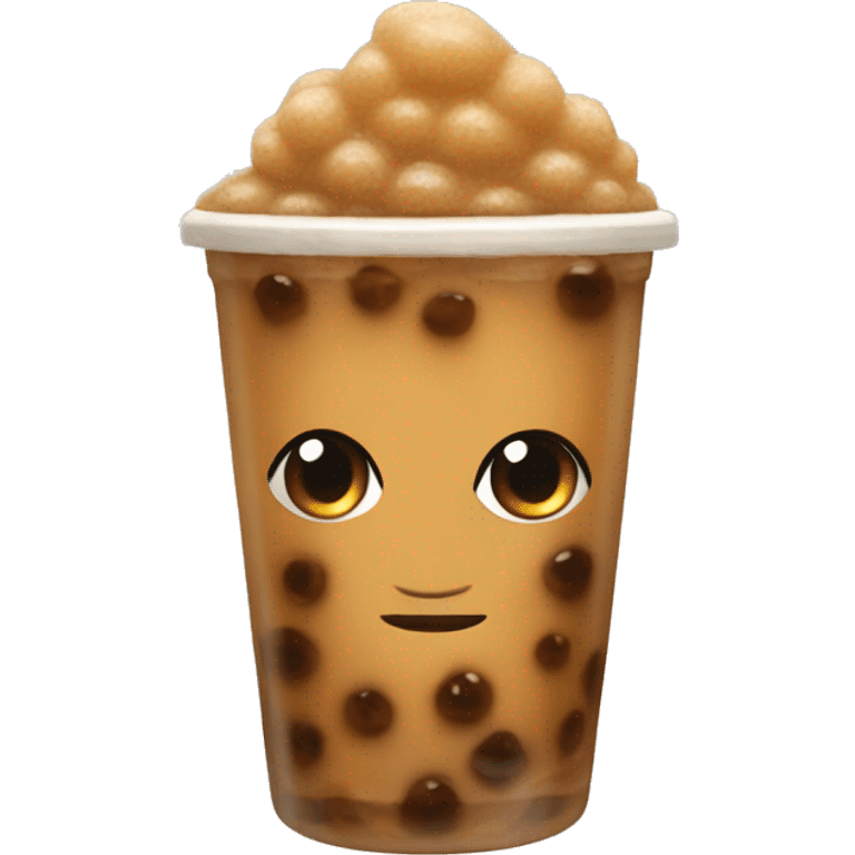 Brown sugar boba emoji