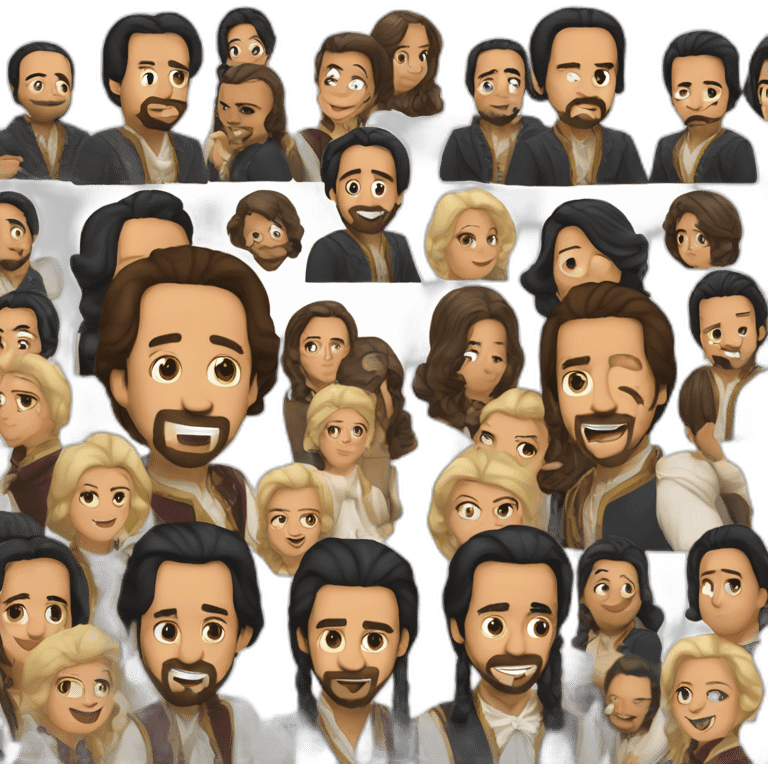 Lin Manuel Miranda as Hamilton emoji