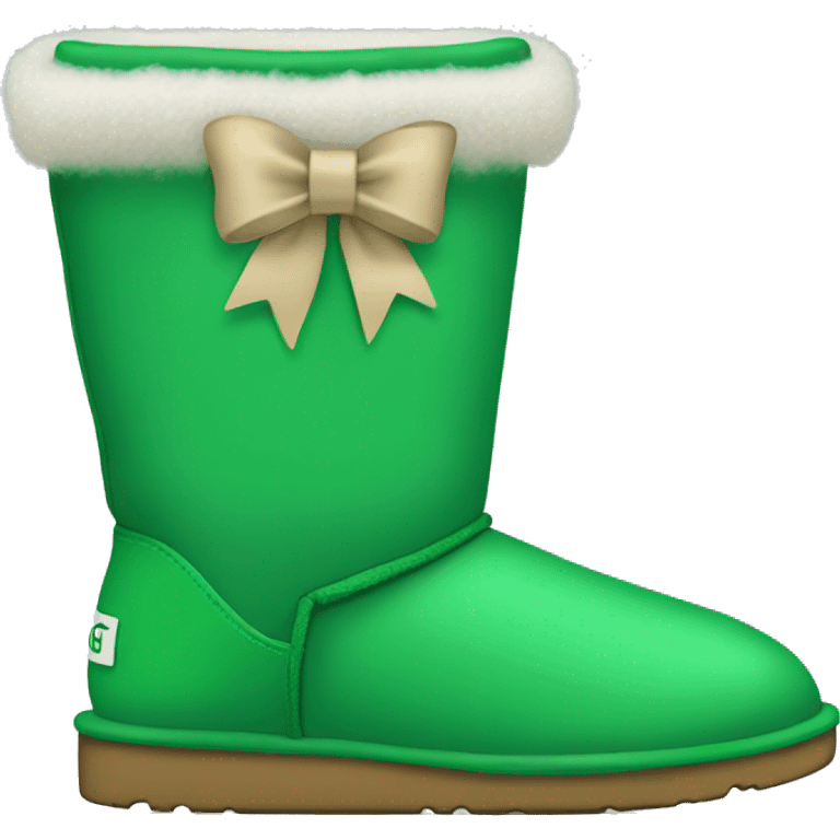 green uggs with bows emoji