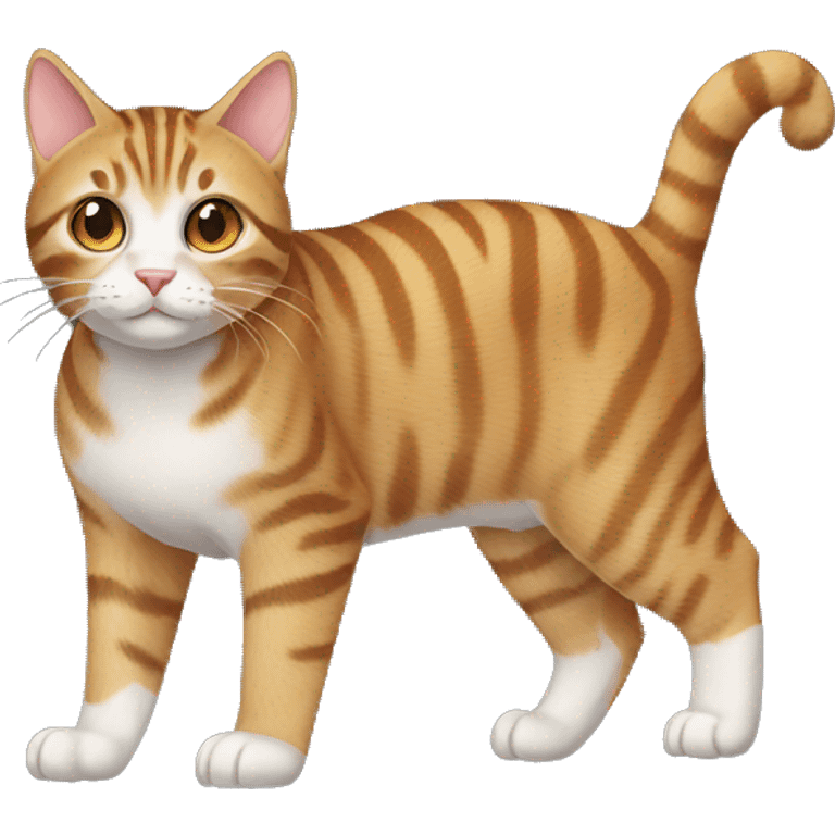 Tabby Cat Full Body emoji