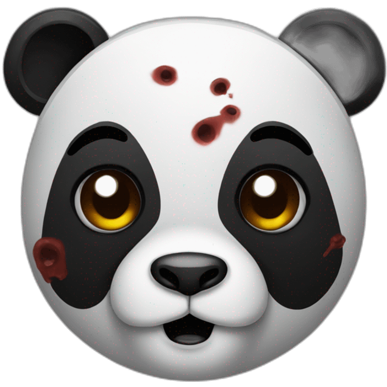 Zombie panda emoji