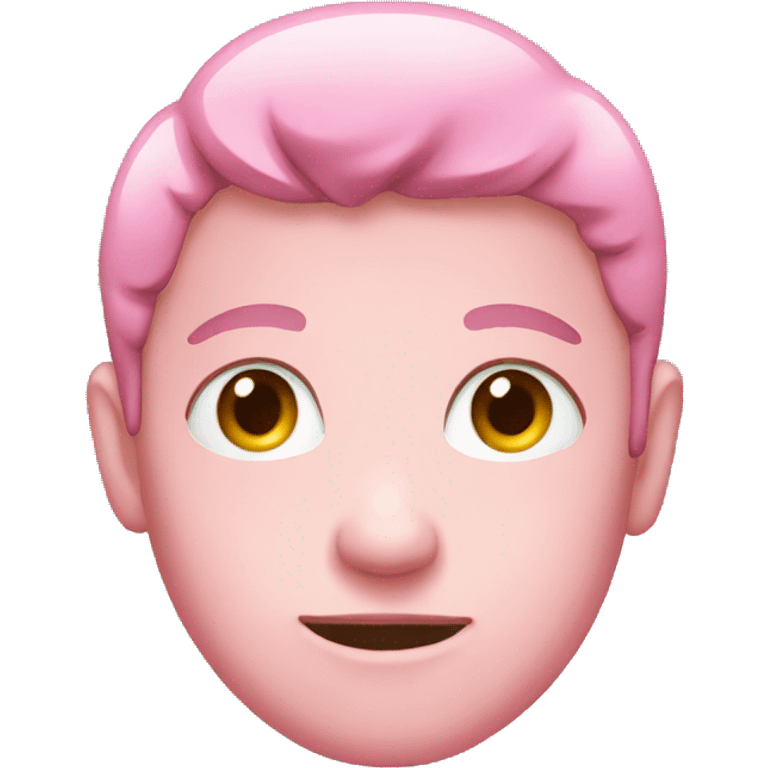 Pink face  emoji