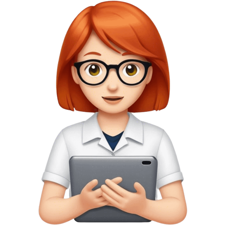 Redhead college programmer  emoji