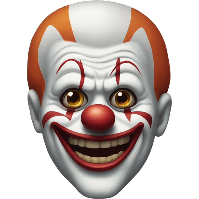 scary clown emoji