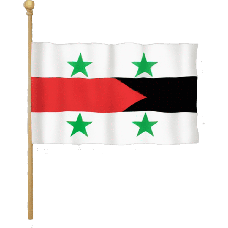 Independent Syria flag year 1932  emoji