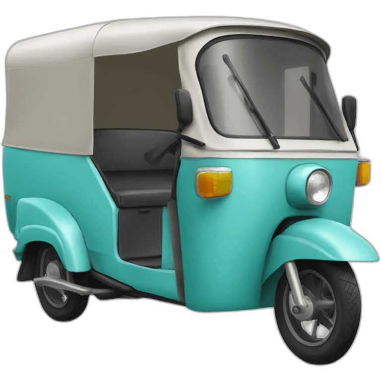 Half bike half tuktuk emoji