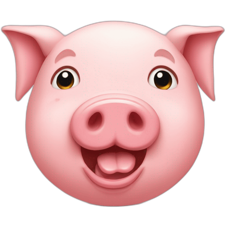 pig crying emoji