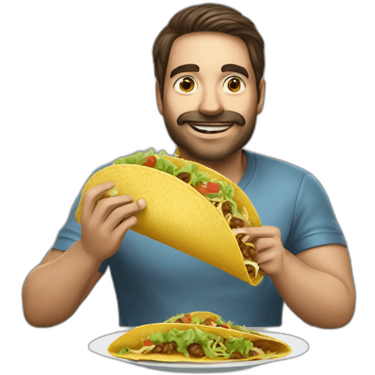 cyber security researcher eating taco emoji