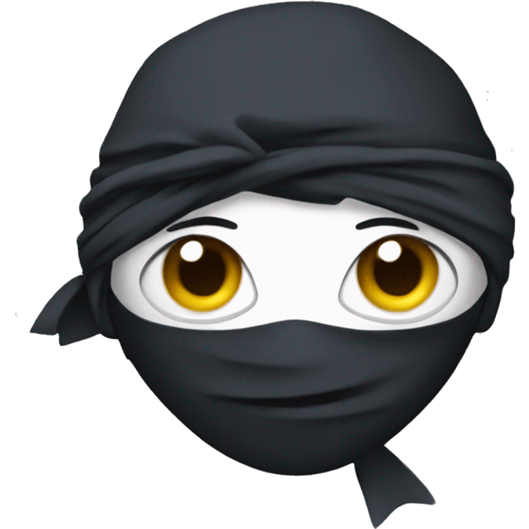 ninja con ojos de corazon emoji