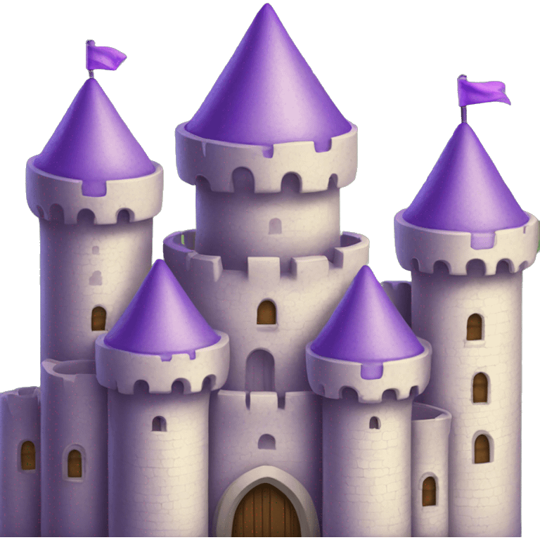 lavender castle emoji