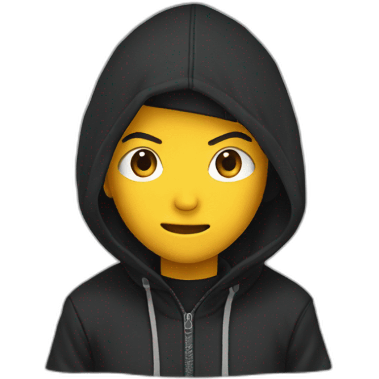 Naruto in Black Hoodie emoji