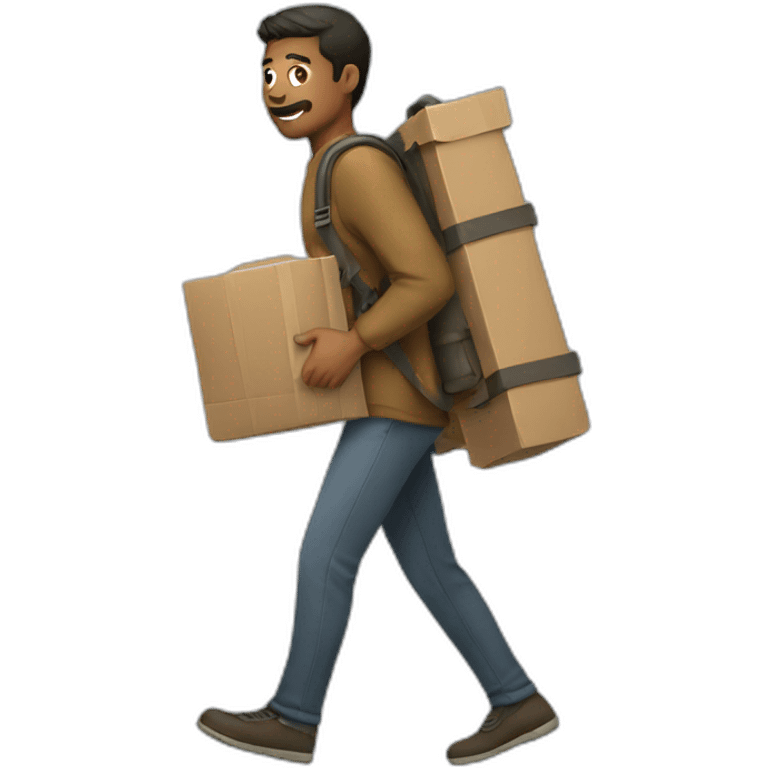 Man carry thing emoji