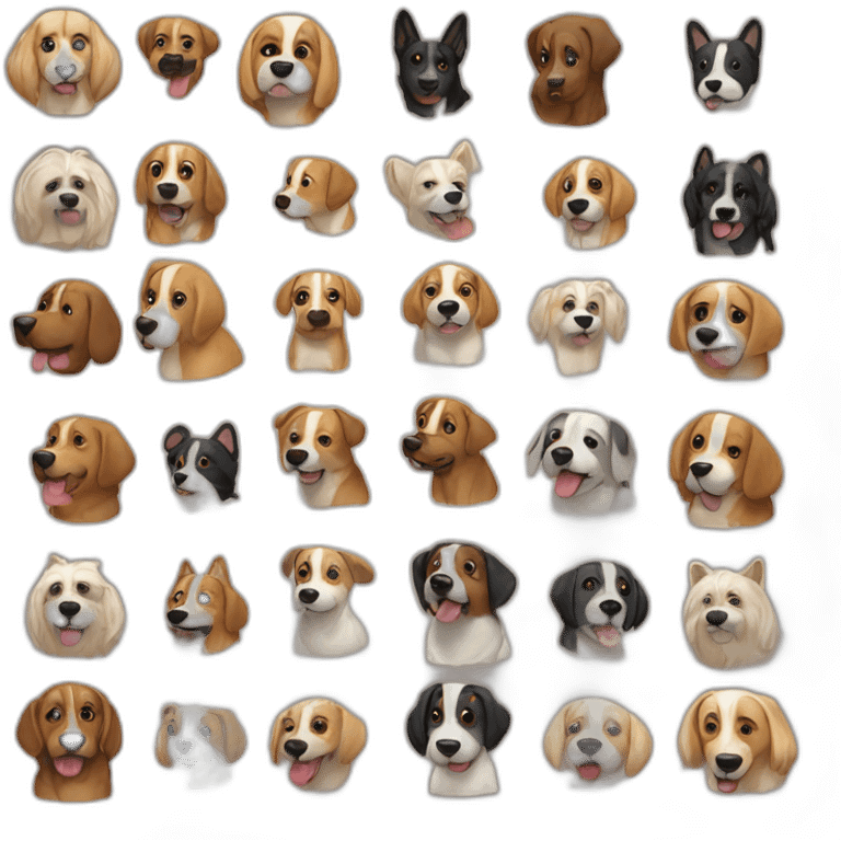 todos los perros que existen emoji