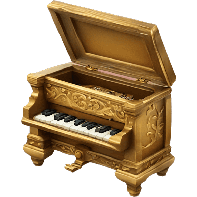 music box with figurine emoji