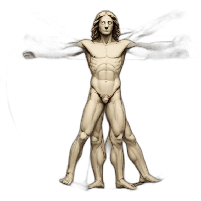 Vitruvian man emoji