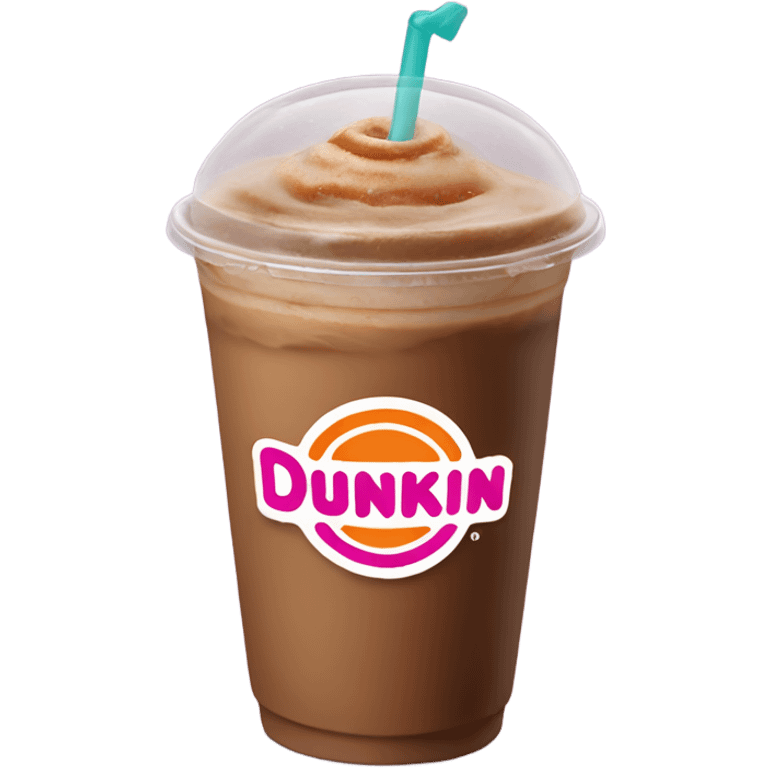 Dunkin’ Donuts iced coffee  emoji