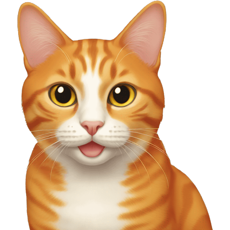 Orange cat cat emoji