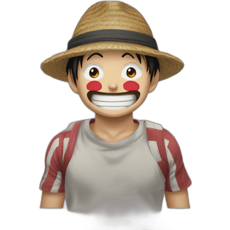 Luffy A QUATRE PATTE emoji