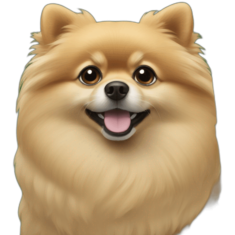 Trees pomeranian emoji