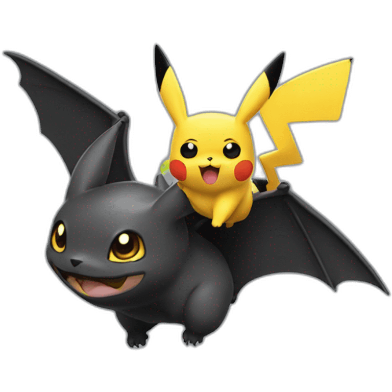 Batzair avec Pikachu emoji