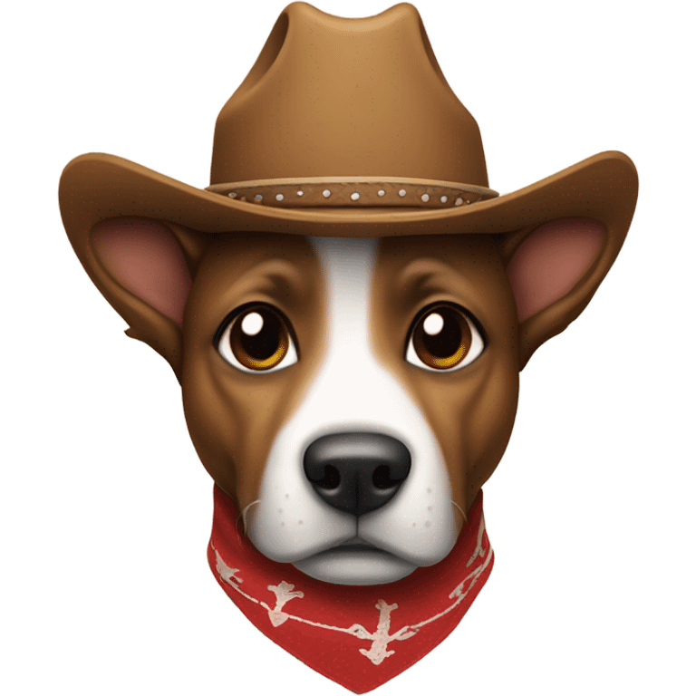 Dog dog dog dog cowboy emoji