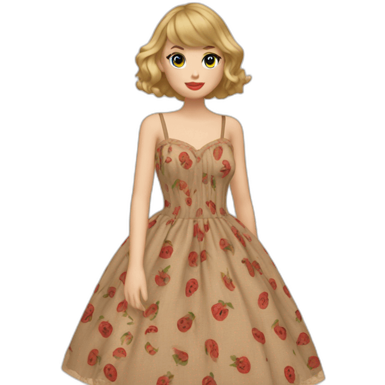 taylor swift folklore dress emoji