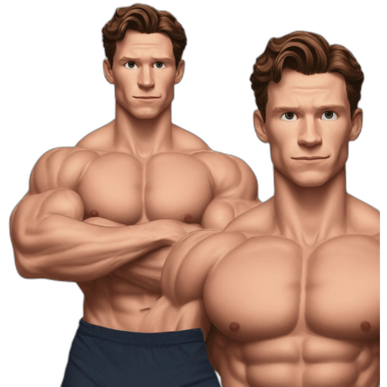 Tom Holland bodybuilder costard emoji