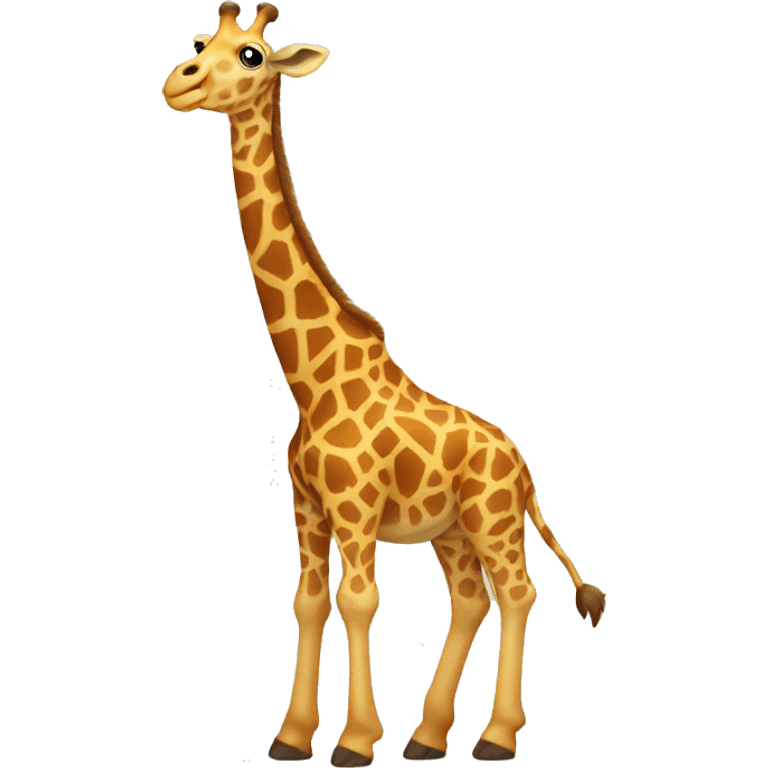 giraffe with no legs emoji