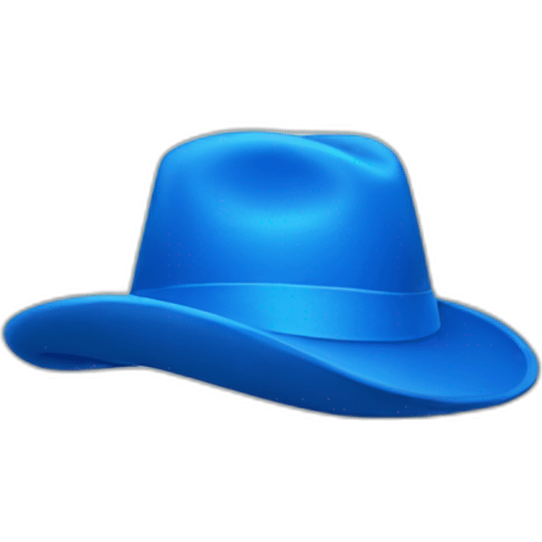  blue hat emoji