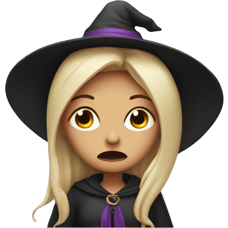 Witch crying emoji