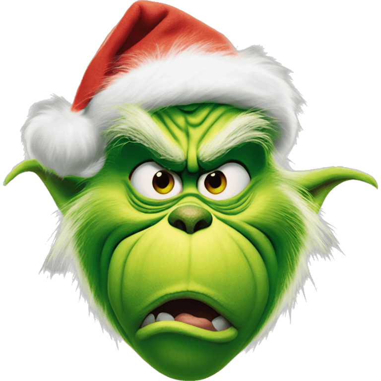 the grinch angry emoji