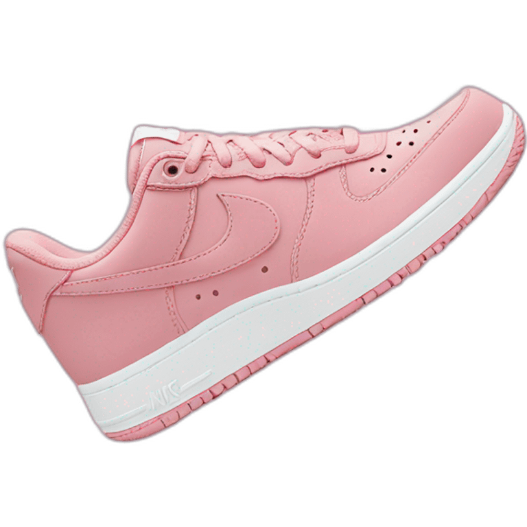 Chaussure nike aire rose emoji