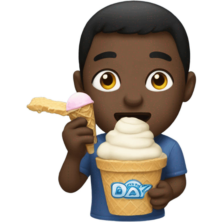 Diddy eating ice cream emoji