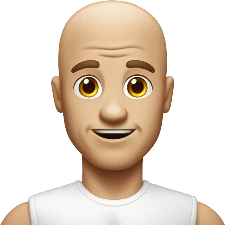 Mr clean with hair emoji