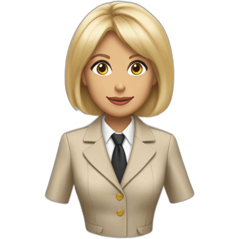 Brigitte Macron school trachée emoji